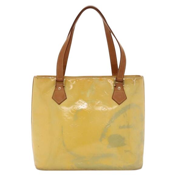 LOUIS VUITTON Monogram Vernis Houston Hand Bag Gris M91053 - Picture 2 of 16